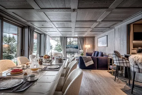 Luxury Apartment Jardin Alpin area Mountain views, 5 bedrooms in Courchevel PC4-159 rental For Super Rich