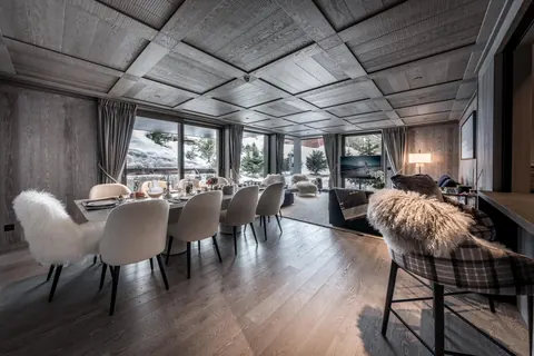 Luxury Apartment Jardin Alpin area Mountain views, 5 bedrooms in Courchevel 0 rental For Super Rich