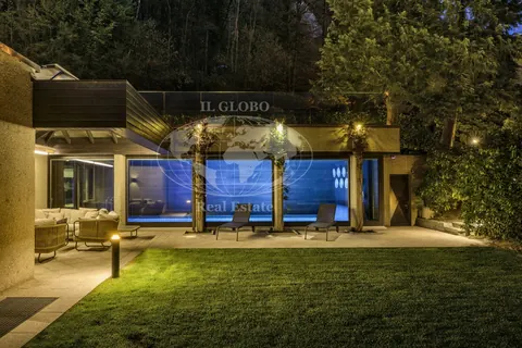 Luxury Villa Panoramic View Indoor heated pool, 6 bedrooms in Lugano Rif.706 for sale For Super Rich