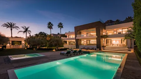 Modern Villa sea views from 3 levels rooftop swimming pool, 6 bedrooms in Sierra Blanca - Marbella buy for sale For Super Rich