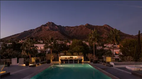 Modern Villa sea views from 3 levels rooftop swimming pool, 6 bedrooms in Sierra Blanca - Marbella best for sale For Super Rich