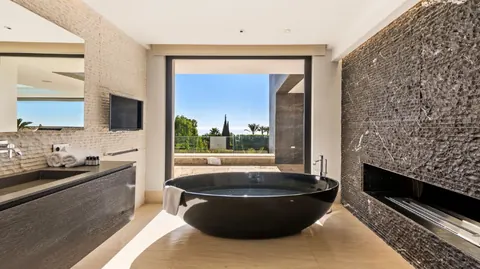 Modern Villa sea views from 3 levels rooftop swimming pool, 6 bedrooms in Sierra Blanca - Marbella top for sale For Super Rich