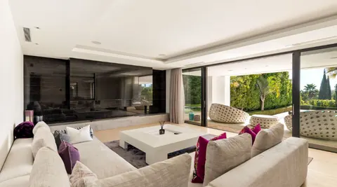 Modern Villa sea views from 3 levels rooftop swimming pool, 6 bedrooms in Sierra Blanca - Marbella expensive for sale For Super Rich
