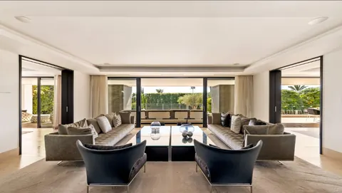 Modern Villa sea views from 3 levels rooftop swimming pool, 6 bedrooms in Sierra Blanca - Marbella exclusive for sale For Super Rich
