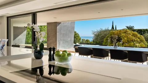 Modern Villa sea views from 3 levels rooftop swimming pool, 6 bedrooms in Sierra Blanca - Marbella image for sale For Super Rich