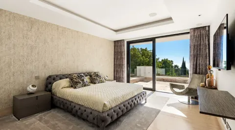 Modern Villa sea views from 3 levels rooftop swimming pool, 6 bedrooms in Sierra Blanca - Marbella properties for sale For Super Rich