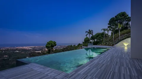 Architectural Villa spacious infinity pool Unique view, 11 bedrooms in La Zagaleta - Benahavis - Marbella 4655983 for sale For Super Rich