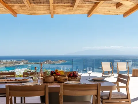 High-end Villa Panoramic View Sea View, 8 bedrooms in Mykonos vacation rental For Super Rich