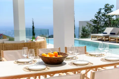 Modern Villa Ocean views minutes from the only golf course, 7 bedrooms in Santa Eulalia - Ibiza search for sale For Super Rich