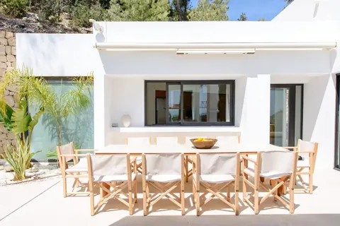 Modern Villa Ocean views minutes from the only golf course, 7 bedrooms in Santa Eulalia - Ibiza property for sale For Super Rich