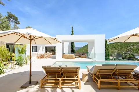 Modern Villa Ocean views minutes from the only golf course, 7 bedrooms in Santa Eulalia - Ibiza available for sale For Super Rich