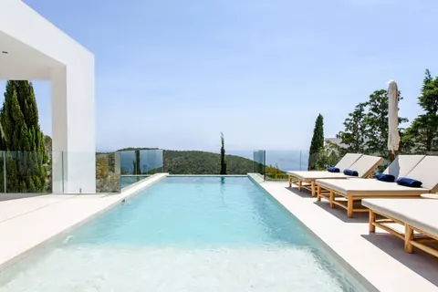 Modern Villa Ocean views minutes from the only golf course, 7 bedrooms in Santa Eulalia - Ibiza