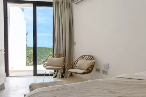 Modern Villa Ocean views minutes from the only golf course, 7 bedrooms in Santa Eulalia - Ibiza unique for sale For Super Rich