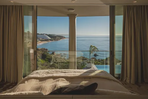 Luxury Villa Beach Front, sea view, heated saltwater pool, jacuzzi, garden fireplace, 8 bedrooms in Algarve ads for sale For Super Rich