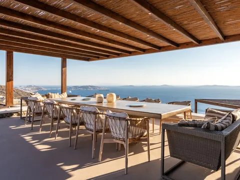 Elegant Villa Panoramic View Sea View, 8 bedrooms in Mykonos property rental For Super Rich
