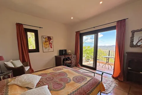 Mediterranean Colonial Villa Panoramic views of the sea & mountain chlorine pool and pond, 7 bedrooms in Santa Eulalia - Ibiza deal for sale For Super Rich