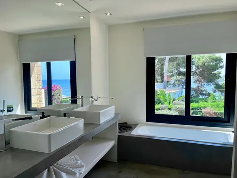 Luxury Villa Beach Front Panoramic View, 9 bedrooms in santa eulalia del rio - ibiza unique for sale For Super Rich