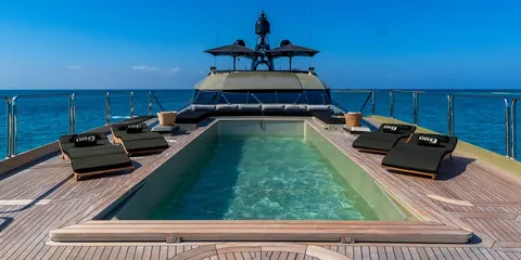 PALMER JOHNSON DB9 52.36 Meters travel charter rental For Super Rich