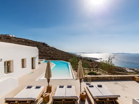 Luxury Villa Sea View swimming pool, jacuzzi, 8 bedrooms in Mykonos photos for sale For Super Rich