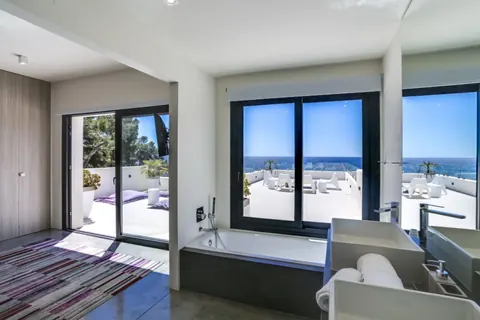 Luxury Villa Beach Front Panoramic View, 9 bedrooms in santa eulalia del rio - ibiza photo for sale For Super Rich