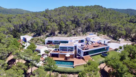Luxury Villa panoramic sea and sunset views, 6 bedrooms in Sant Joan Ibiza