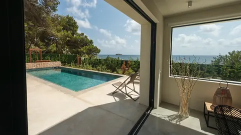 Luxury Villa Beach Front Panoramic View, 9 bedrooms in santa eulalia del rio - ibiza price for sale For Super Rich