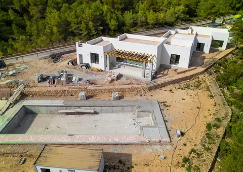 Modern Villa Sea View Mountain View, 4 bedrooms in Nuestra Señora de Jesús - Ibiza V40546L for sale For Super Rich