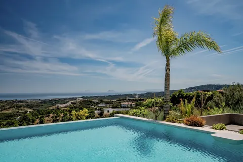 Design Villa Panoramic View Home cinema, wine cellar, gym, 7 bedrooms in Benahavis - Marbella buy for sale For Super Rich