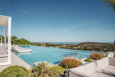 Design Villa Panoramic View Home cinema, wine cellar, gym, 7 bedrooms in Benahavis - Marbella deal for sale For Super Rich
