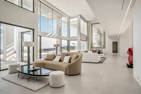 Design Villa Panoramic View Home cinema, wine cellar, gym, 7 bedrooms in Benahavis - Marbella luxury for sale For Super Rich