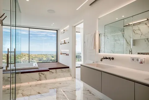 Design Villa Panoramic View Home cinema, wine cellar, gym, 7 bedrooms in Benahavis - Marbella expensive for sale For Super Rich