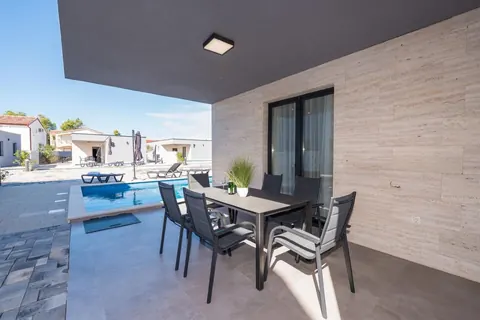 Modern Villa Sea View swimming pool, 3 bedrooms in Zadar Vir value for sale For Super Rich