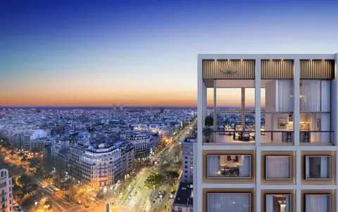 Luxury Apartment Panoramic View, 3 bedrooms in Barcelona New for sale For Super Rich