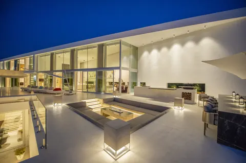 Architectural Villa first line descent to the sea, 6 bedrooms in Cala Tarida - Ibiza B45488L for sale For Super Rich