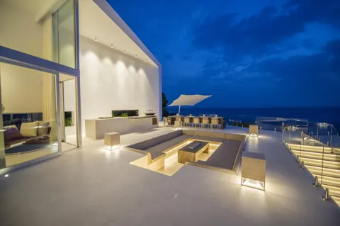 Architectural Villa first line descent to the sea, 6 bedrooms in Cala Tarida - Ibiza Used for sale For Super Rich