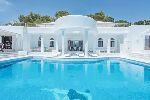 Modern Minimalist Villa Sea View most exclusive Bay on the island, 5 bedrooms in San José - Ibiza