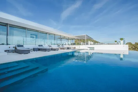Luxury Villa frontal sea views outdoor kitchen and dining area plus private pool, 7 bedrooms in Eivissa - Ibiza Used for sale For Super Rich