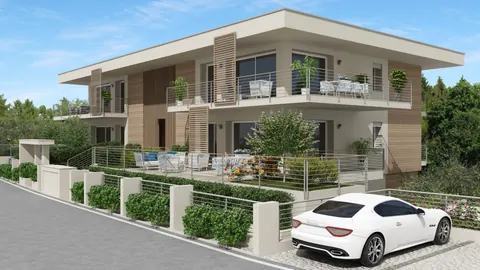 Modern Penthouse Panoramic View Residence Aquarama, 2 bedrooms in Padenghe sul Garda - Lake Garda