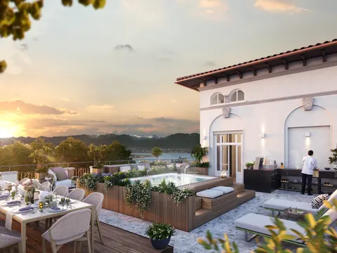 Luxury Penthouse Lake View Panoramic Terrace view, 3 bedrooms in Lake Garda Construction plan for sale For Super Rich
