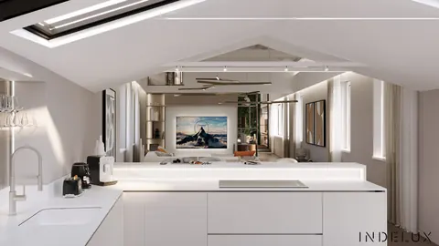 High-end Penthouse Panoramic View overlooking the marina, 3 bedrooms in Lake Garda available for sale For Super Rich