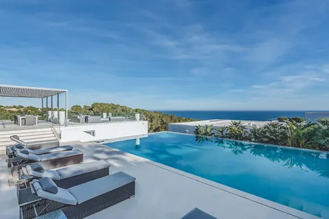 Luxury Villa frontal sea views outdoor kitchen and dining area plus private pool, 7 bedrooms in Eivissa - Ibiza B45846L for sale For Super Rich