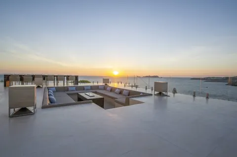 Architectural Villa first line descent to the sea, 6 bedrooms in Cala Tarida - Ibiza buy for sale For Super Rich