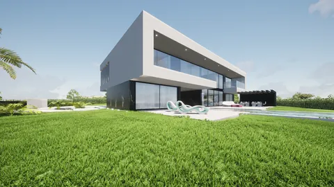 Architectural Villa Golf View sparkling swimming pool, 5 bedrooms in Almada available for sale For Super Rich