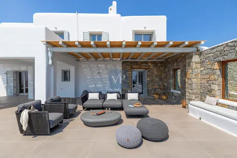 Modern Villa Tranquillo near beaches of Kalafati and Kalo Livadi, 6 bedrooms in Mykonos property for sale For Super Rich