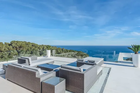 Luxury Villa frontal sea views outdoor kitchen and dining area plus private pool, 7 bedrooms in Eivissa - Ibiza buy for sale For Super Rich