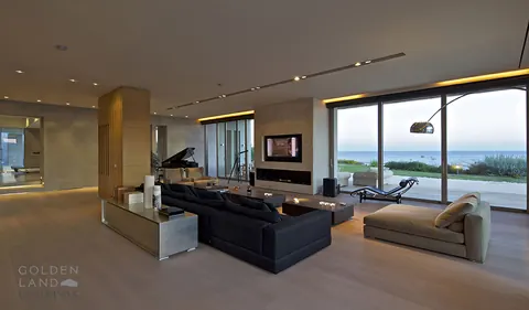 Architectural Villa Private Beach in Agia Marina Sew view & Tennis court, 4 bedrooms in Athens price for sale For Super Rich