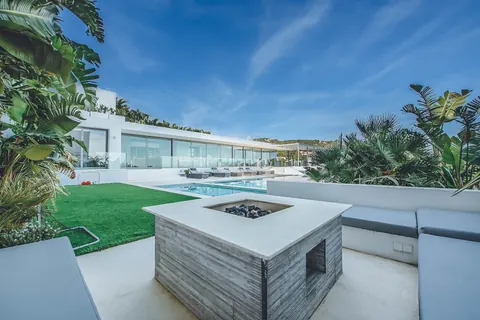 Luxury Villa frontal sea views outdoor kitchen and dining area plus private pool, 7 bedrooms in Eivissa - Ibiza search for sale For Super Rich