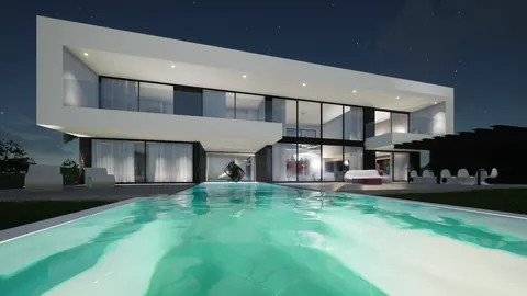 Architectural Villa Golf View sparkling swimming pool, 5 bedrooms in Almada deal for sale For Super Rich