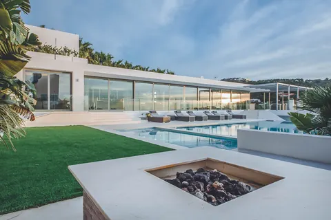 Luxury Villa frontal sea views outdoor kitchen and dining area plus private pool, 7 bedrooms in Eivissa - Ibiza property for sale For Super Rich