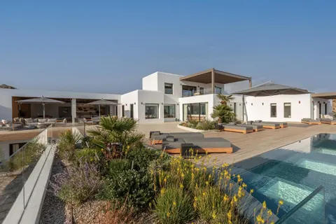 Luxury Villa Panoramic Aegean Sea Views, 10 bedrooms in Mykonos image for sale For Super Rich